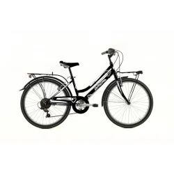 Brera City Bike Grace 7 Vel 24" black/white 100245050