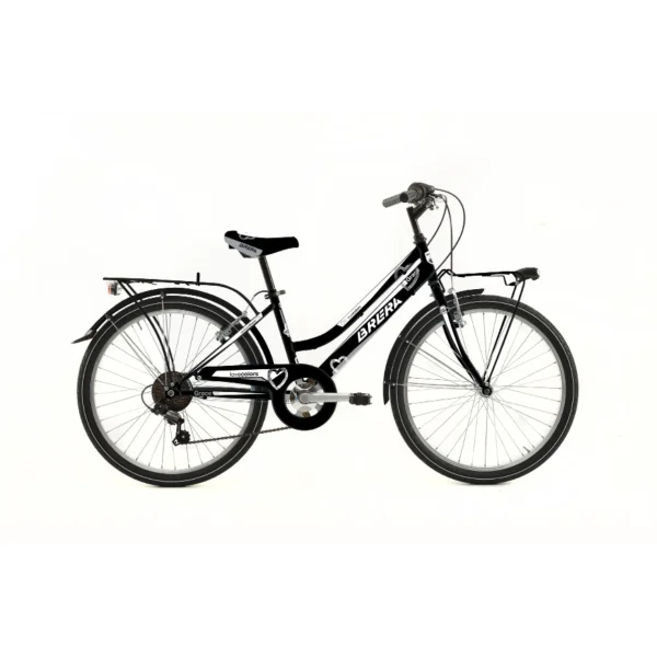 Brera City Bike Grace 7 Vel 24" Nero/Bianco 100245050