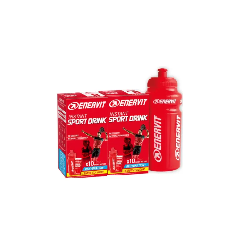 Enervit Supplements Instant Sport Drink+Water Bottle