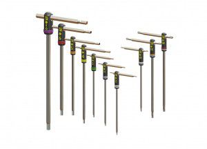 Pedros Master T handle Set II 10 pieces incl. bag