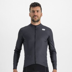 Sportful Checkmate Thermal Black Galaxy Jersey Blue 1122506_002