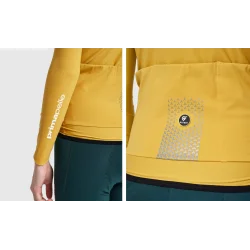 Pissei Women's Long Sleeve Jersey Yellow Gold 22-23