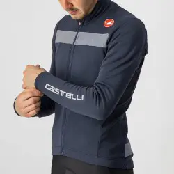 Castelli Puro 3 Savile Blue/Silver Reflex Jersey 18511_414