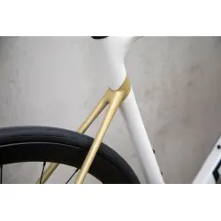 Ridley Bici Fenix SLiC Ultegra Di2 Disc 2x12 White/Gold FSD30Bs