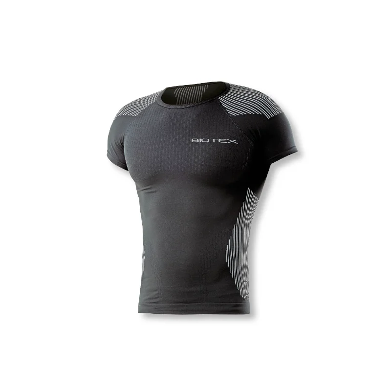 Biotex Light Touch T-Shirt Underwear Black/Grey 181