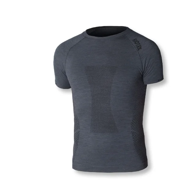 Biotex Merino Heat Short Sleeves Underwear Grey 186