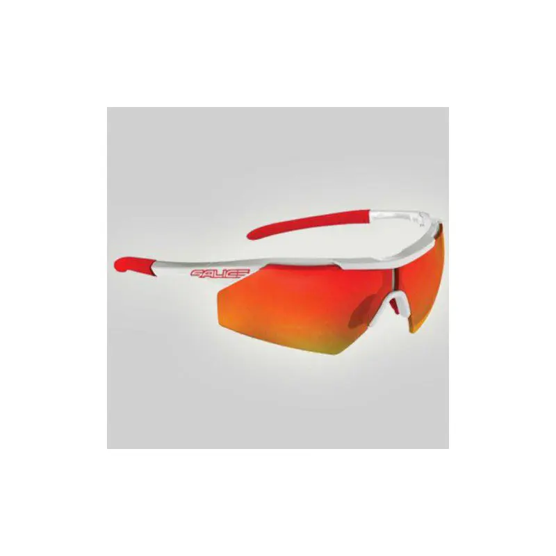 Salice Sunglasses 004 Crx White/Red 004 CRX