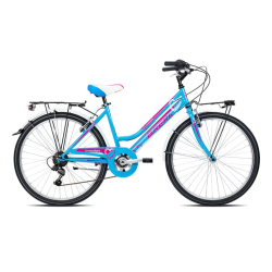 Brera City Bike Grace 26" Azzurro/Ciclamino 7v 100265095