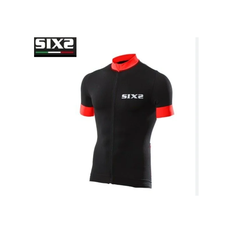 Sixs Maglia Estiva Bike 3 Nero/Rosso