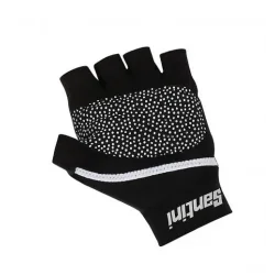 Santini UCI Summer Gloves Black/White