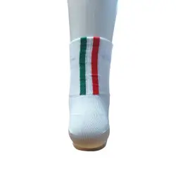 Castelli Calze Estive 9cm Italia Bianco