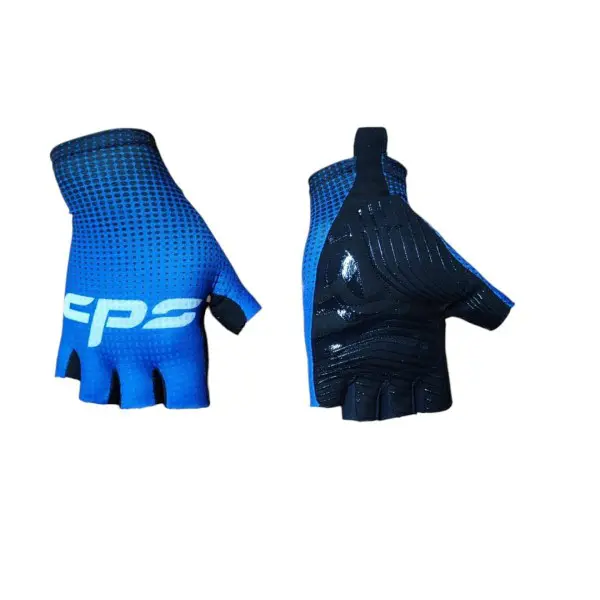 Pissei Summer Gloves Onega2 CPS Professional Team Blue Polka Dots Black