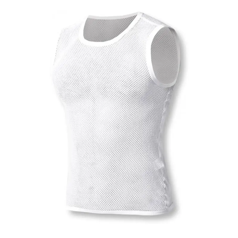 Biotex classic white mesh tank top underwear