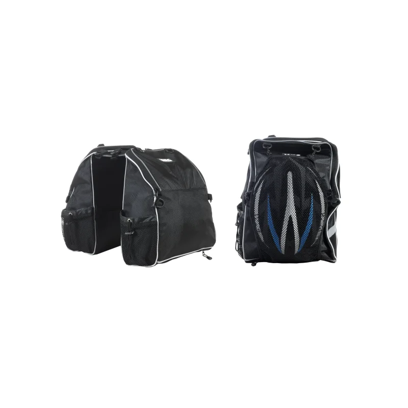 Wag Compact Rear Side Bags Black
