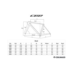 Colnago C68 Titanium Disc Chassis