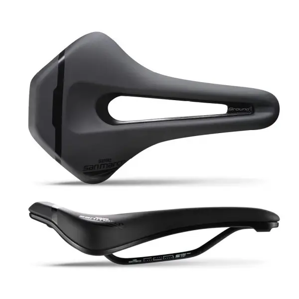 Selle San Marco Ground Short Sport Wide Black 155Mm