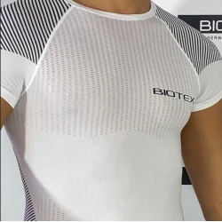Biotex Intimo T-Shirt Light Touch Bianco/Nero