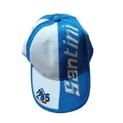 Santini Cappellino Logo Azzurro/Bianco