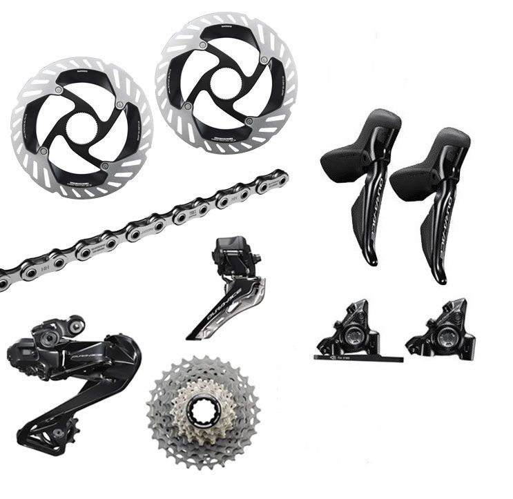 SHIMANO DURA-ACE ST-R9270 (左右セット) Shimano Dura-Ace Di2 ST-R9270 & BR-9270 2x12 Shifter & Brake