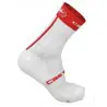 Castelli Sock Free 9 Sock Red/White Socks 13040_231