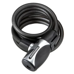 Wag KryptoFlex 1018 Black Spiral Cable Padlock