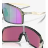 Oakley Sutro Matte Silver Green Prizm Road Jade Sunglasses