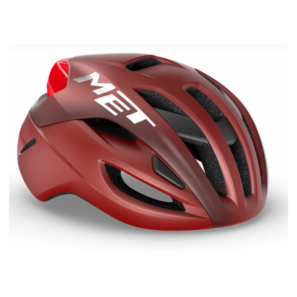 Met Casco Rivale Mips Rosso Dahlia Opaco