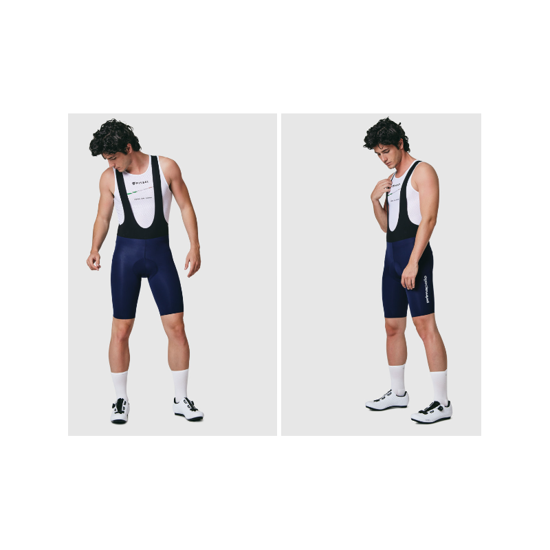 Pissei Navy Blue First Skin Summer Bib Shorts