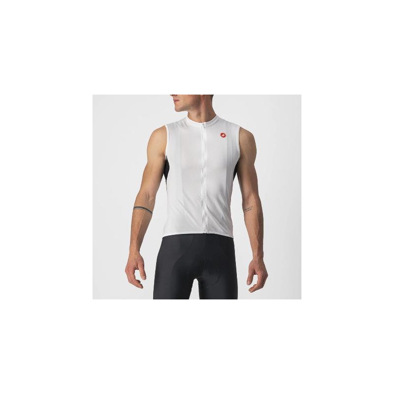 Castelli Sleeveless Entry VI Vest White/Black/Red