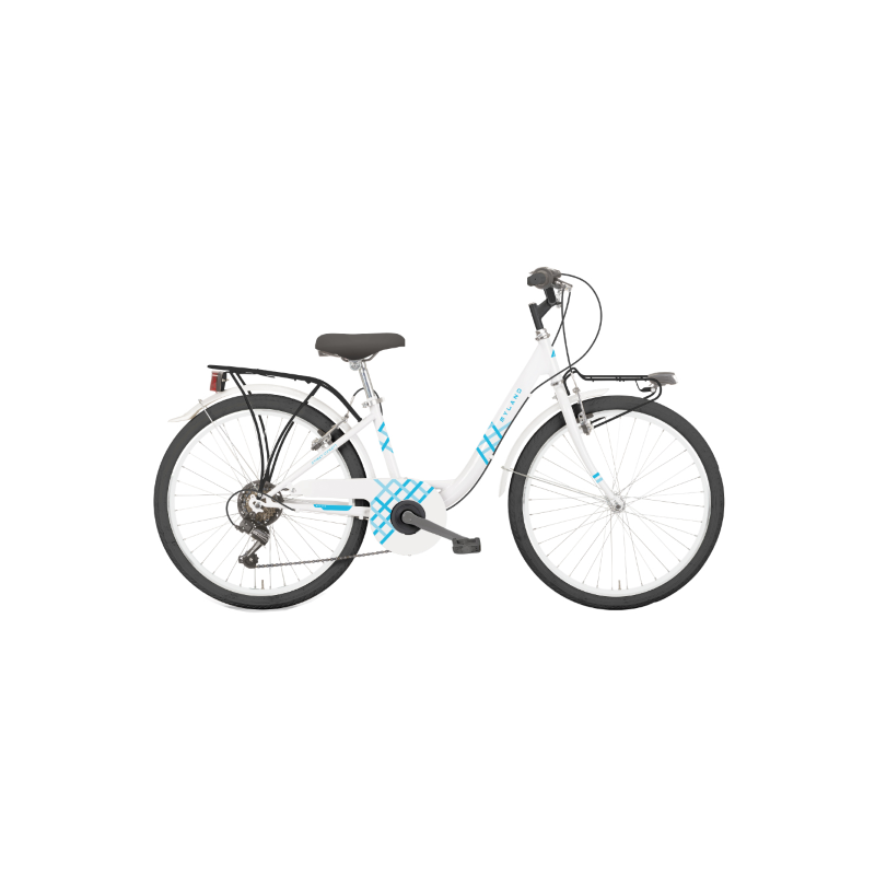 Myland Bici City Vicolo 24.2'' 6v Bianco/Azzurro