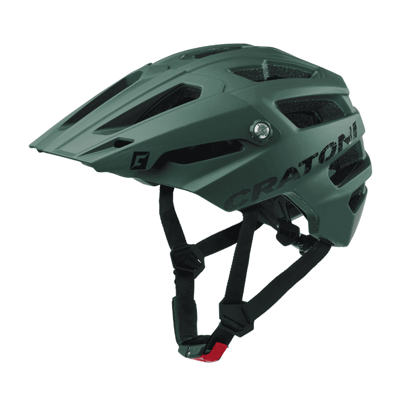 Cratoni Casco Alltrack Verde Metallizzato Opaco