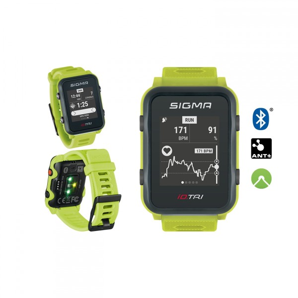 Sigma Orologio Sport ID Tri Menta Neon