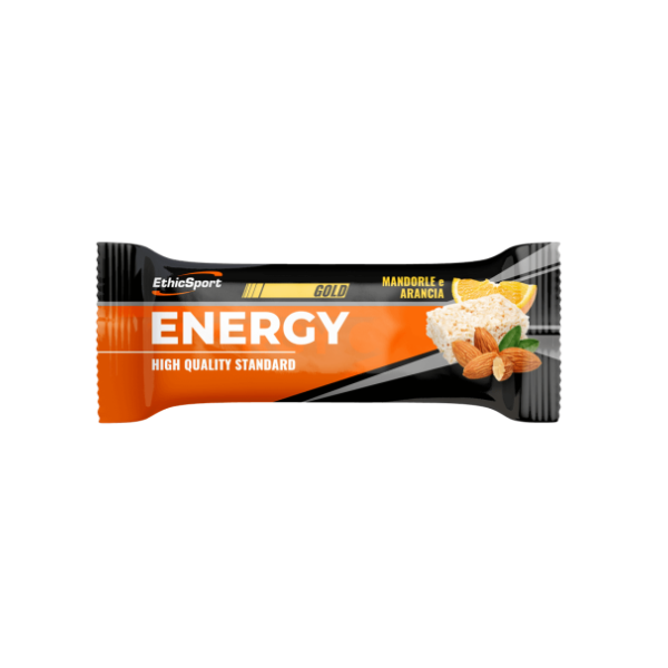 Ethic Sport Integratori Barretta Energy Gold Mandorle/Arancia 35g