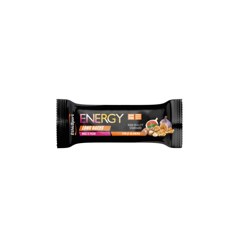 Ethic Sport Supplements Energy Long Races Bar with B-Alanine Walnuts/Figs 40g