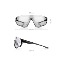 Gist Photochromic White Iris Optical Clip Glasses