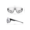 Gist Photochromic White Iris Optical Clip Glasses