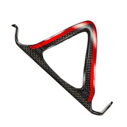 Supacaz Fly Cage Bottle Cage In Red Carbon