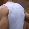 Biotex Seamless Windproof Sleeveless Underwear White