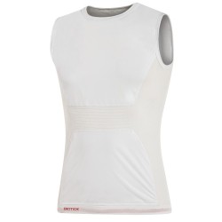 Biotex Seamless Windproof Sleeveless Underwear White