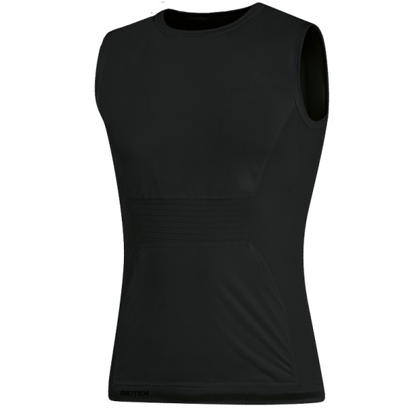 Biotex Seamless Windproof Sleeveless Underwear Black