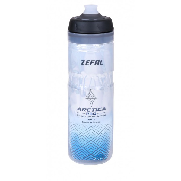 Zefal Arctica Pro 75 Thermal Water Bottle Silver/Blue 750ml