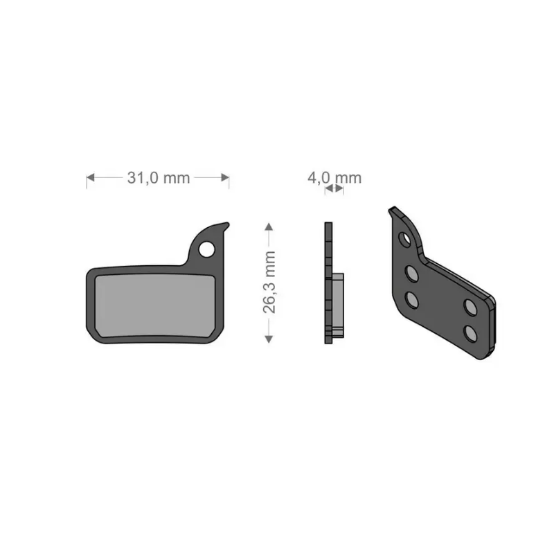 Brenta Pastiglie Sinterizzate Sram HRD eTap - HRD - Level Ultimate - Level TLM