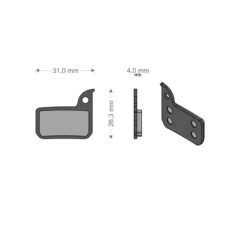 Brenta Organic Pads Avid XO - Elixir 7/9 Trail - Sram RSC - RS - R - T - Guide Ult.