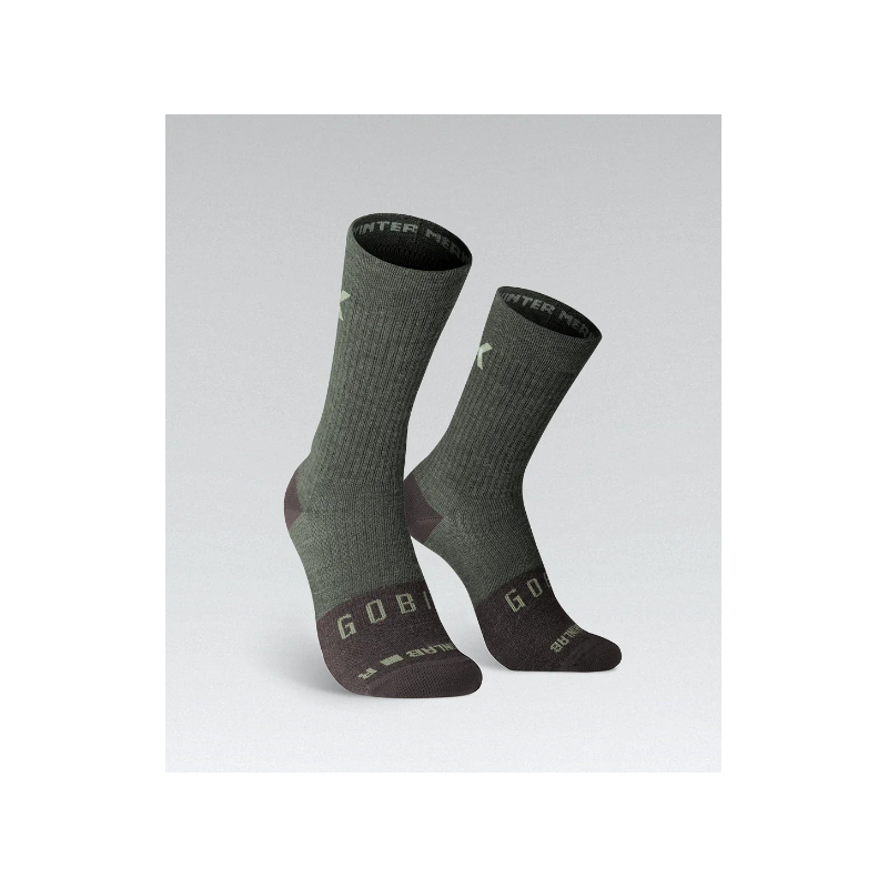 Gobik Winter Merino Olive Socks