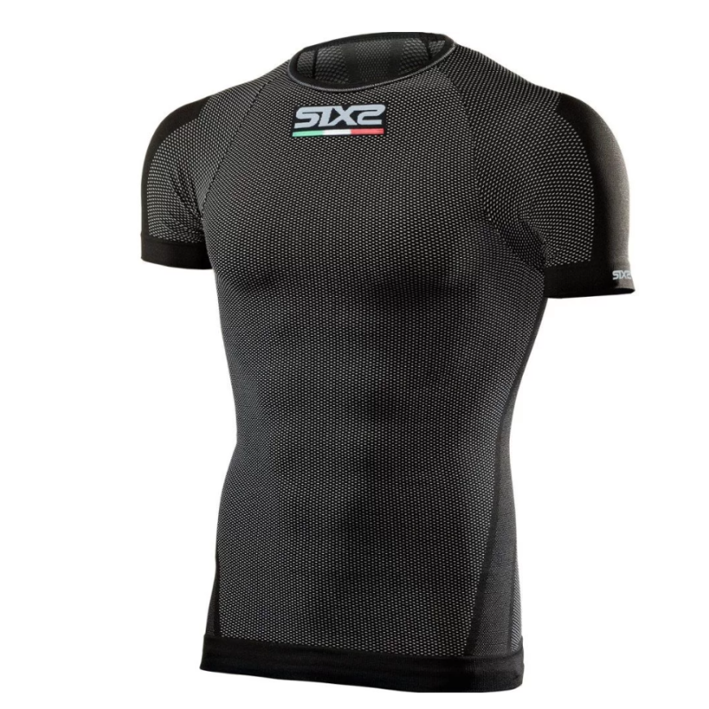 Sixs Short Sleeve Underwear TS1 Black Carbon