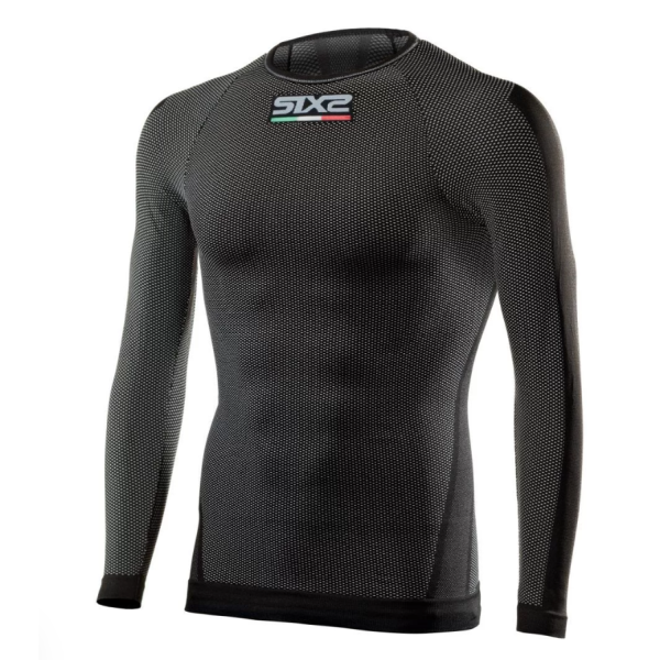 Sixs TS2 Long Sleeve Underwear Black Carbon