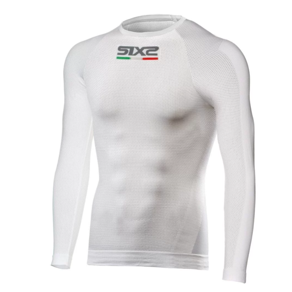 Sixs TS2 Long Sleeve Underwear White Carbon