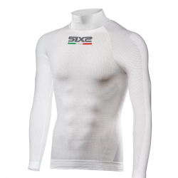 Sixs Long Sleeve Turtleneck Underwear White Carbon