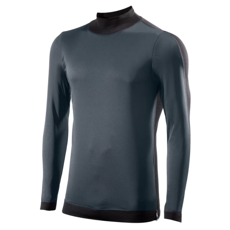 Sixs Windproof Long Sleeve Turtleneck Underwear Black