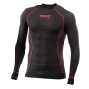 Sixs Intimo Maglia Manica Lunga Blazefit Nero/Rosso